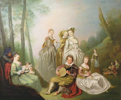 Eine musikalische Familie von Philippe Mercier